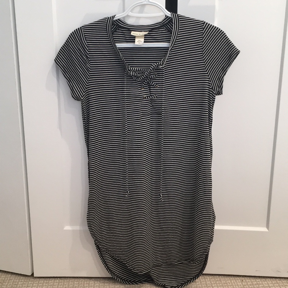 Black and white striped dress/shirt